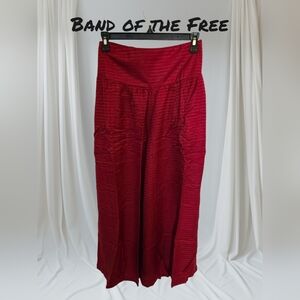 Band of the Free Reis Red Wide Leg Pants